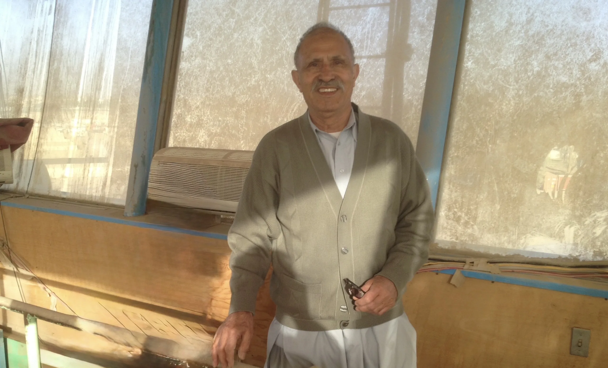 Inside the Kandahar Airfield tower during a return visit